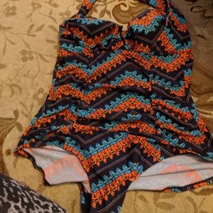 Forever 21 halter one piece swim suit